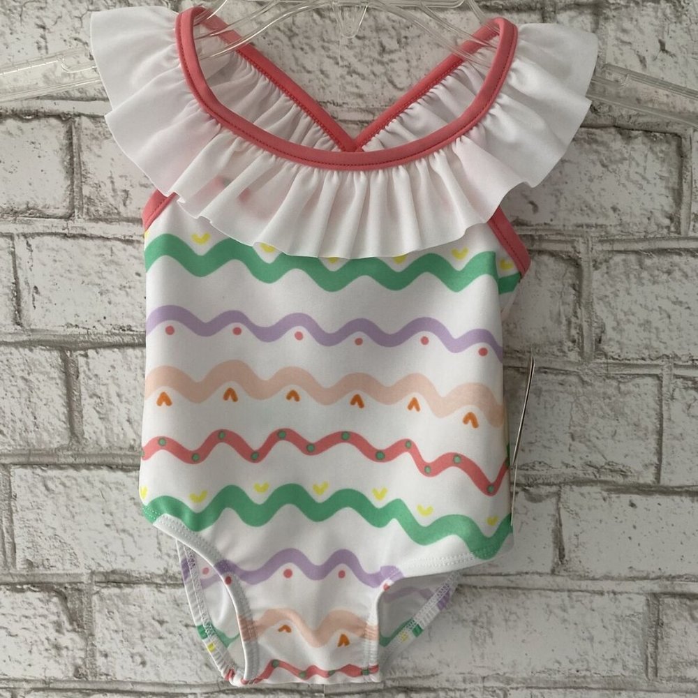 First Impressions 1Pc Baby Girl Swimsuit